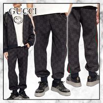 ◆GUCCI 23AW◆ ウェブ ストライプ ジョガーパンツ / Black ◆