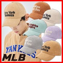 ☆人気☆【MLB】☆TEDDY CORDUROY UNSTRUCTURE BALL CA.P☆