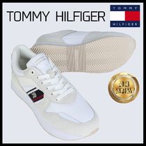 TOMMY HILFIGER トミー スニーカー ロゴ ホワイト ストライプ