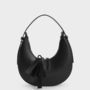 Charles&Keith ハンドバッグ ★CHARLES&KEITH★Cockade Crescent Hobo Bag 半月バック/送料込(4)