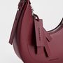 Charles&Keith ハンドバッグ ★CHARLES&KEITH★Cockade Crescent Hobo Bag 半月バック/送料込(17)