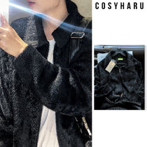 【COSYHARU】Vinish mohair zipper collar zip-up