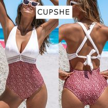 【関税送料込】CUPSHE Cut-Out Ditsy Plunging 水着