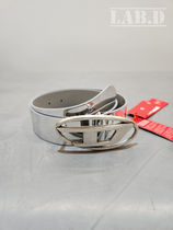 DIESEL | "D LOGO B-1DR W METALIC BELT SILVER (UNISEX) ベルト