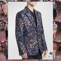 ETRO フローラル シングルブレスト テーラードジャケット