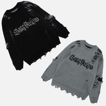 国内で当店のみ Nevstudio - Fake Two Ripped Hole Sweater