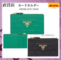 直営店買付☆PRADA☆ジップポケット付カードホルダー1MC086_2CLU