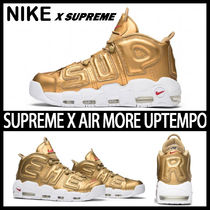 ★NIKE x SUPREME★コラボ★AIR MORE UPTEMPO SUPTEMPO★追跡可