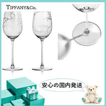 国内発すぐ届く☆Tiffany&Co.ホワイト ワイングラス2個セット