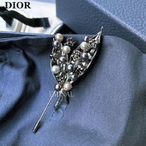 【DIOR】LILY OF THE VALLEY ブローチ  ブラック 送料込