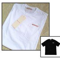 【MARNI】 胸ポケット ロゴ Tシャツ 大人もOK SS24