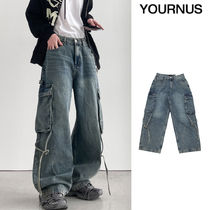 【YOURNUS】Reform Strap Cargo Denim Pants