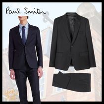 Paul Smith スーツ ウール チェック イタリア製 スリムフィット