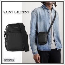 SAINT LAURENT City Mini レザートリム シェル カメラバッグ