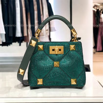 ☆Valentino☆セール！ローマンスタッズ ストーン ハンドバッグ