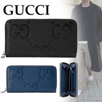 国内直営**GUCCI**　ジャンボGG ジップアラウンドウォレット