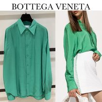 BOTTEGA VENETA パラシュートシルク ボタンダウンシャツ