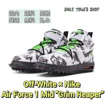 ★入手困難★Off-White × Nike Air Force 1 Mid "Grim Reaper"