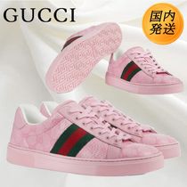 【国内発送★GUCCI】〔エース〕ウェブ ストライプ スニーカー