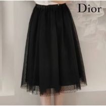 【チュール＆シルエットが美しい】Dior キッズ ロングスカート