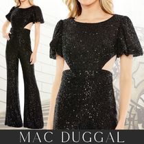 MAC DUGGAL イリュージョンカットアウト ジャンプスーツ