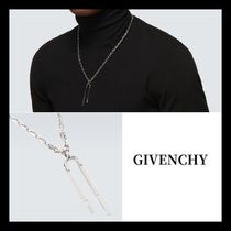 関税送料込【GIVENCHY】ロックチェーンシルバーネックレス