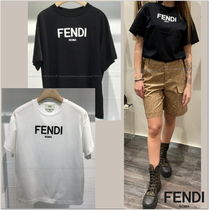 New☆24ss FENDI ロゴTシャツ/10~14歳大人もOK♪【関税込】