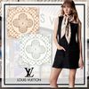 Louis Vuitton スカーフ 日本未入荷カラー フローラル柄で描かれたLouisVuitton スカーフ