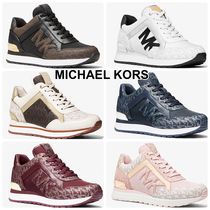 【MICHAEL KORS】 Maddy Logo Trainer ロゴスニーカー