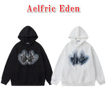 Aelfric Eden フリンジ アップリケ プルオーバー パーカー