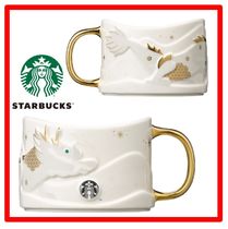 ☆韓国の人気☆【STARBUCKS】☆Dragon White Gold Mu.g 237ml☆