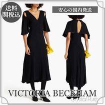 【VICTORIA BECKHAM】カットアウト ミディワンピース【送関込】