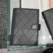 【24P◆男女OK♪】CHANEL パスパートケース カーフスキン ロゴ