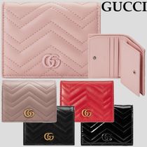 国内直営**GUCCI**　キルティング カードケース ウォレット