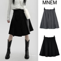 【mnem】LEMAN Pleated Midi Skirt