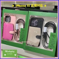 【kate spade】カードケース付*iPhone15 対応♪ クロスボディ★