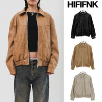 【HI FI FNK】Cycle Leather Jacket