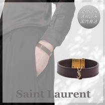 送料関税込■Saint Laurent■カッサンドル レザーブレスレット