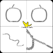 [WHAT IT ISNT]★WT FLAT CHAIN BRACELET