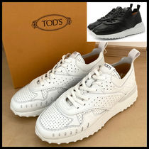 VIP価格★TOD'S トッズ イタリア製 レザー ロゴ スニーカー