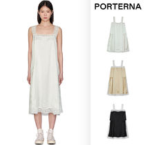 【PORTERNA】Knees slit long one piece