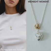 韓国人気【MIDNIGHT MOMENT】bumpy love mix necklace☆追跡付