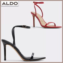 【ALDO】上品★デニム・エナメル★ストラッピー・ヒールサンダル