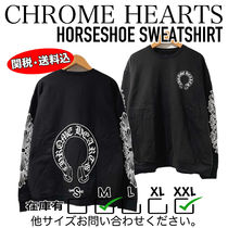 アメリカ買付 Chrome Hearts Horseshoe Sweatshirt Black