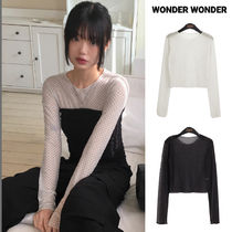 【WONDER WONDER】His dot see-through layered inner L/S T