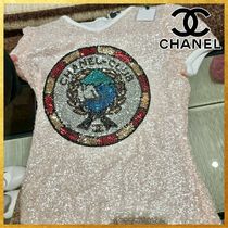 【超レア☆キラキラ】CHANEL 半袖 Tシャツ CHANEL CLUB  トップ