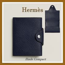 【Hermes】Bleu Nuit☆カードケース コンパクト＜イリアード＞