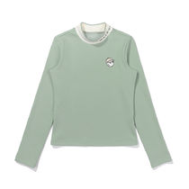 ★MALBON GOLF★Diagonal Mock-neck T-Shirt MINT WOMAN