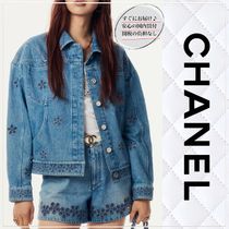 【24P☆エレガントで華やかな刺繍♥】CHANEL ジャケット