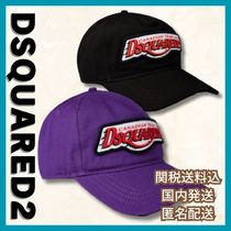 関税送料込【DSQUARED2】キャップ カナダチーム black purple